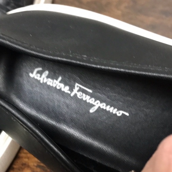 Salvatore Ferragamo Black Leather Loafers - Picture 3 of 6